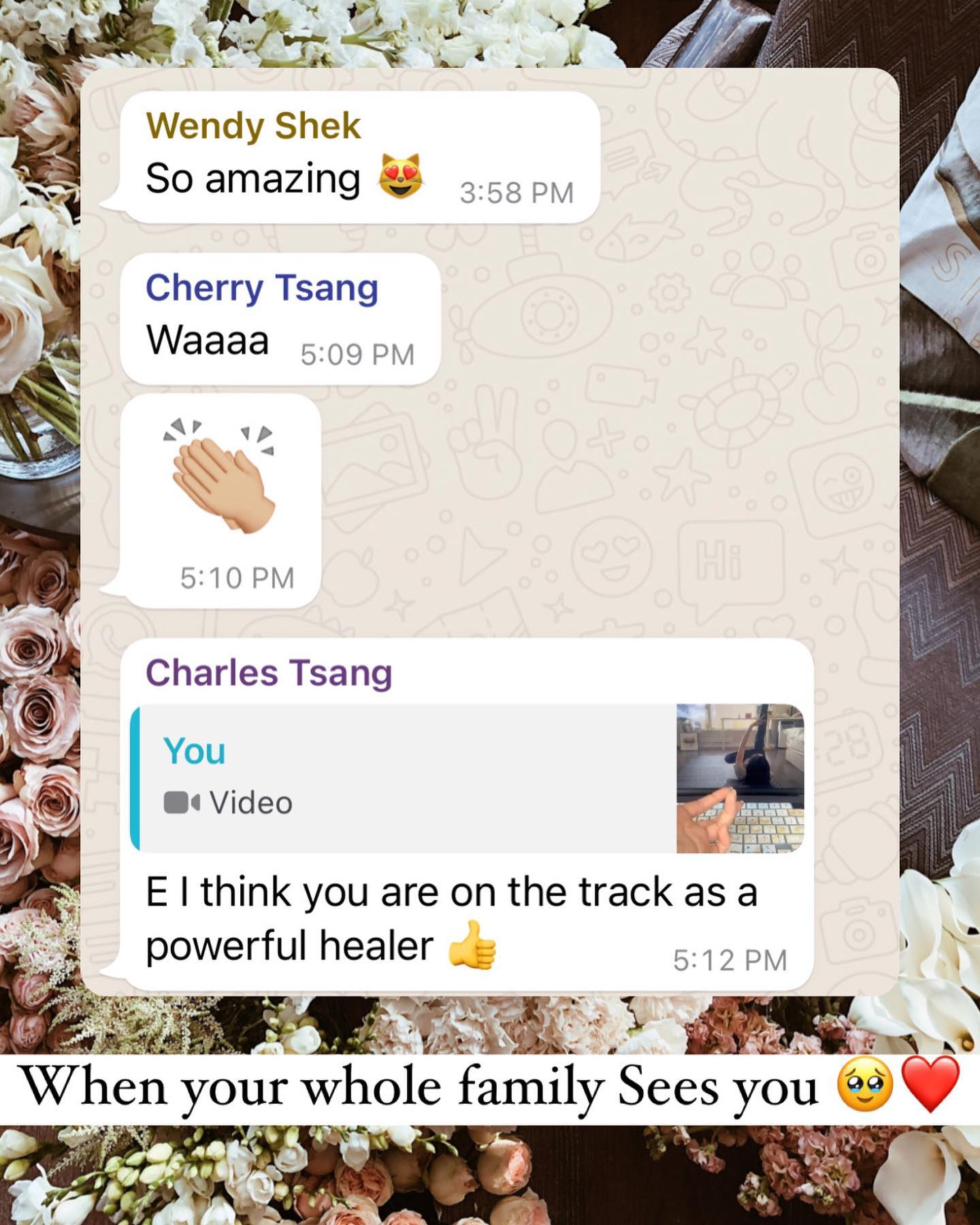 Interactions like these with my family feel special beyond words to my heart 🥹
Today I am Seen & Witnessed as who I really am, & honoured for my gifts as a healer.
And the thing is, not too long ago (like before summer of this year), I’d still felt so misunderstood and unseen ☹️
“What are you doing with your life?”
“Maybe you should get a ‘real’ job”
“What are you talking about?”
^^ the literal questions & typical air that surrounded their perception of me & my work.
Since getting to support my Dad through his cancer healing journey this summer, there was such a Divine opportunity for my family to not just try to understand my medicine, but to EXPERIENCE it in their bodies 💕
And that has changed everything in their knowing of me & what I stand for.
The beauty was that this opportunity came when I stopped TRYING to PROVE myself.
There came a point when it just became too exhausting to “try” to show them & “get them” to see that I am doing something worthwhile in my life.
Instead I decided to go deeper inwards into my own journey.
To shed more false layers & find the Truth of myself.
To surrender to the greater flow of the Divine:
To source the unconditional love + acceptance I so wanted from them, from within.
And of course the moment I truly no longer needed the validation, is when it came so effortlessly & earnestly 💕
My parents told me this summer: “Before this encounter with cancer we really had no idea what you were doing with your life & doubted your decisions on your path. But today, we are beyond words grateful for who you are & what you chose to do. Thank you for sharing your medicine with us.” 🥹🌹
All this to say….so much gratitude today for being the bridge between the seen & unseen realms of the mystical for my family.
If you’re feeling misunderstood & unseen by those you love for what your heart KNOWS is your Truth, please don’t compromise your knowing.
I know it can feel tough, but you’re also so strong.
It is through your devotion to that call of your heart that those you LOVE, will ultimately See you.
Not for who they think you should be.
But for who you really are ❤️
#starseedsofinstagram
